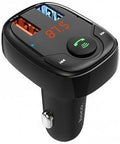 HOCO -  DE35 Max Dual Port QC3.0 In-Car Wireless FM Transmitter 23W Black
