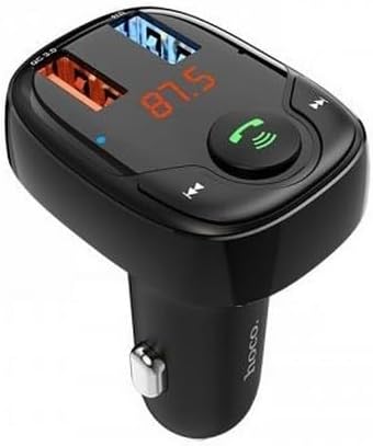 HOCO -  DE35 Max Dual Port QC3.0 In-Car Wireless FM Transmitter 23W Black