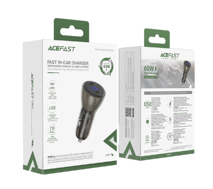 AceFast PWRUP B10 Car Charger 60W