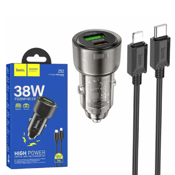 HOCO - Car charger “Z52 Spacious” 38W cable set