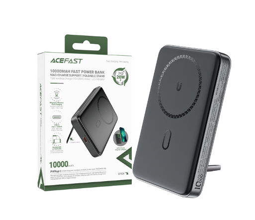 Acefast Magnetic Wireless Fast Charge Power Bank M26 (10,000mAh, PD 20W)