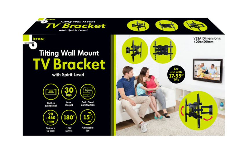 BENROSS TILT and swivel TV BRACKET 17-55" | 47060