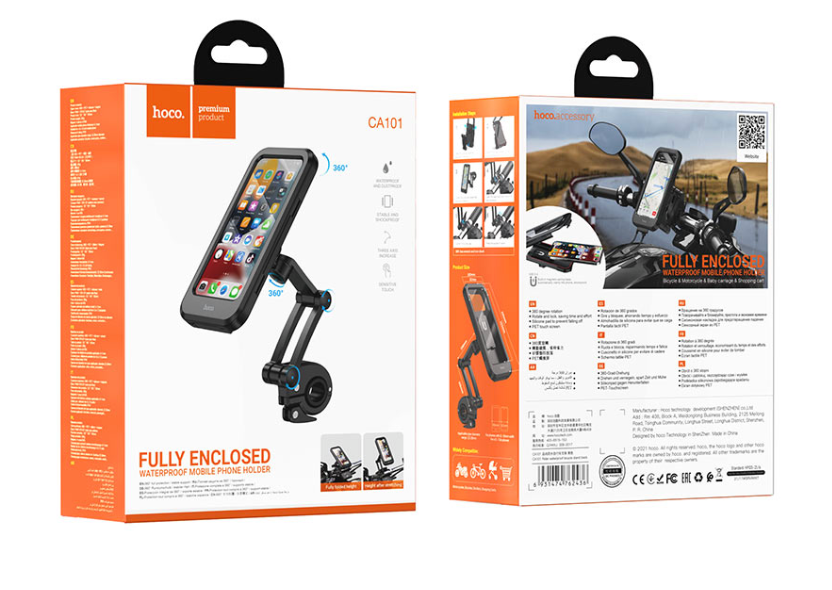 HOCO - Bicycle motorcycle holder "CA101 Rider" waterproof