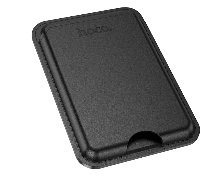 HOCO -  DLB01 Journey Magsafe Magnetic Leather Card Holder Black