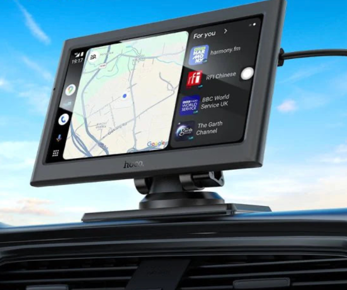 HOCO - 7″ Car Portable Screen Wireless Apple CarPlay & Android Auto