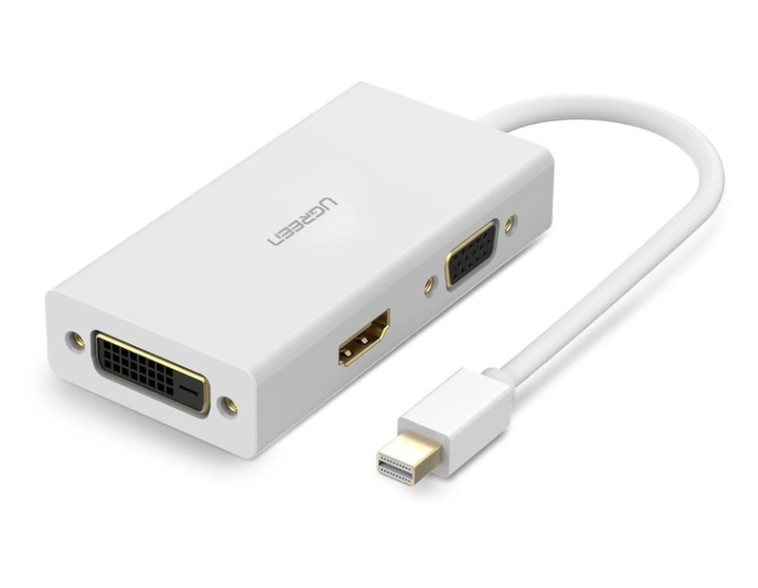 UGREEN 20417 3 in 1 Mini DP to HDMI/VGA/DVI Converter