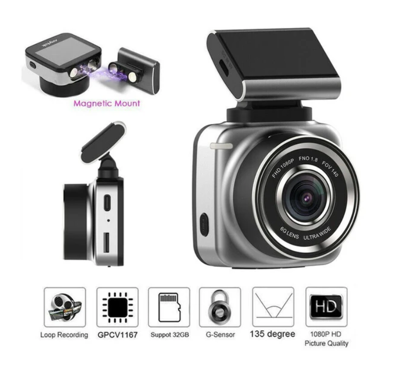 Anytek Q2N FHD 1080P Touch G-Sensor Auto Loop Recording Car DVR Dash CamAnytek Q