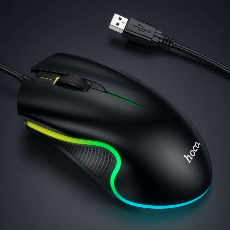 HOCO - LED Wired Gaming Mouse