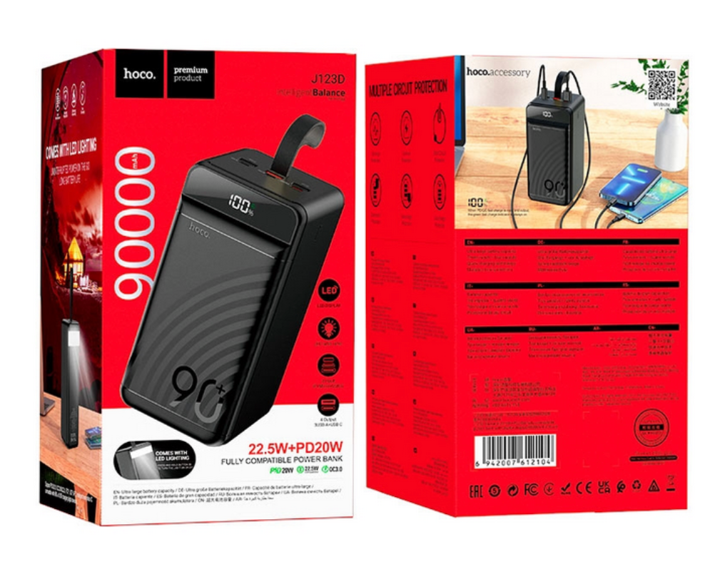 HOCO - Power bank 22.5W 90000mAh