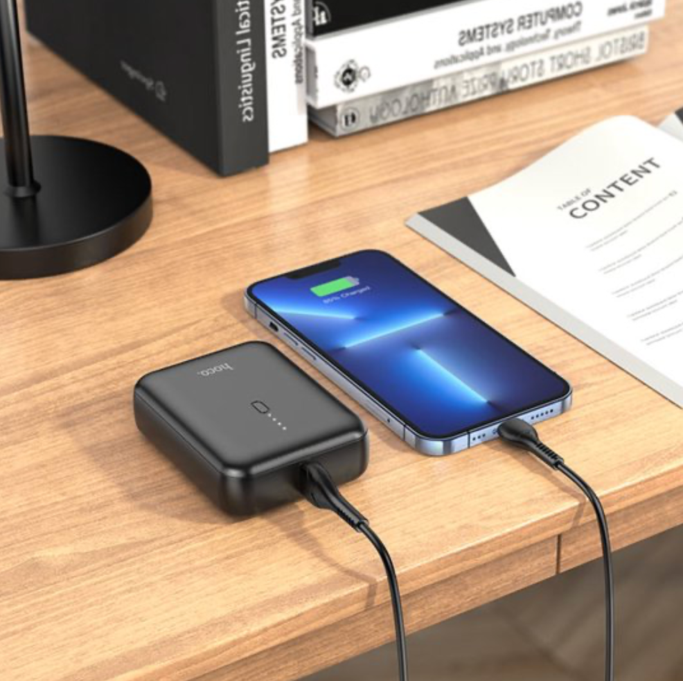HOCO -  LED Indicator Mini PowerBank 5000mAh