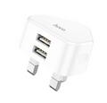 Hoco - Grandiose Dual Port Charger brick