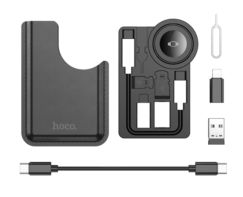 Hoco - Multifunctional with iWatch Wireless Charger Black