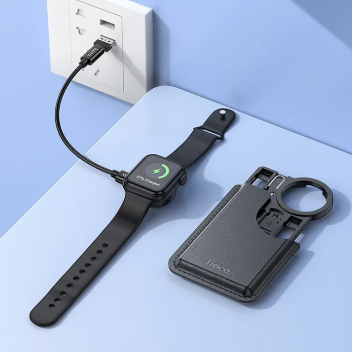 Hoco - Multifunctional with iWatch Wireless Charger Black