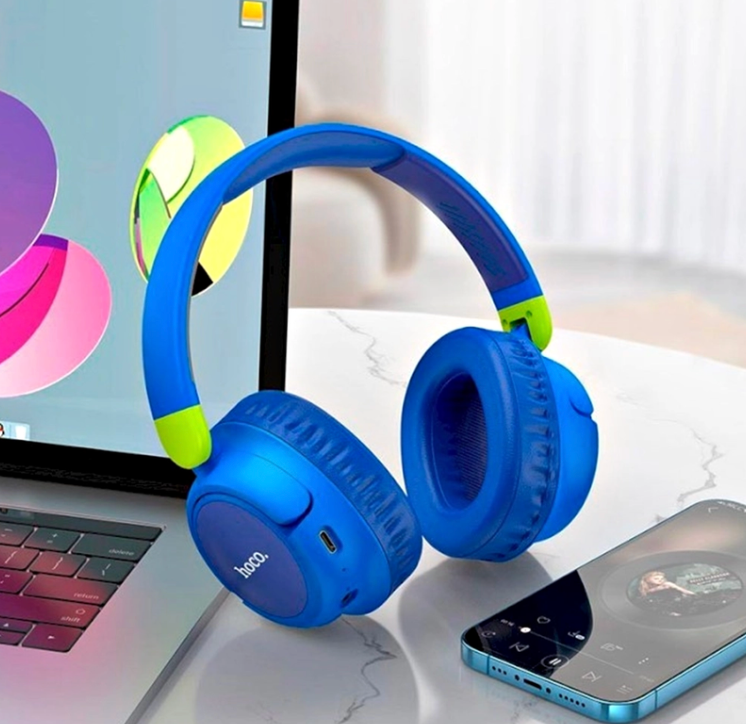 Hoco W43 Wireless Headphones - Blue