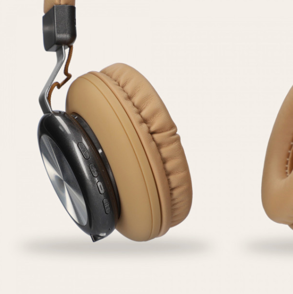 KSIX Retro 2 Wireless Headphones – Brown