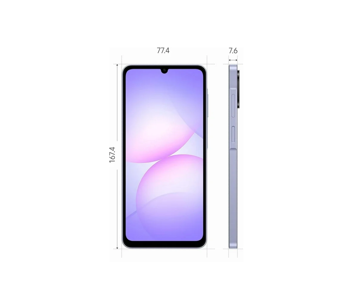 Samsung Galaxy A07 (4GB | 64GB Storage) – Violet