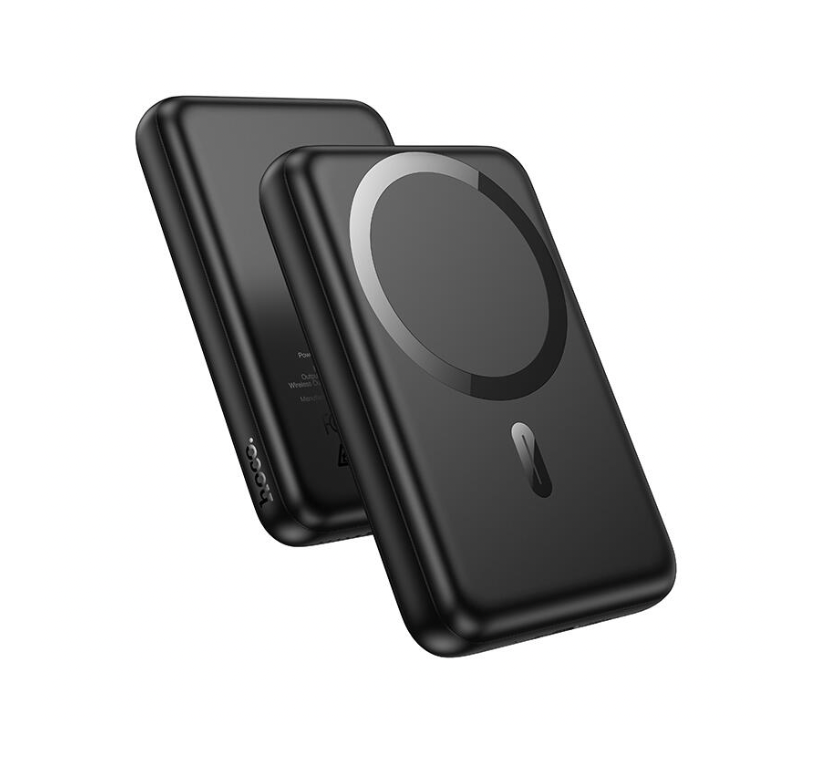 Hoco J141 Grace 10000mAh Magnetic Wireless Power Bank, 15W MagSafe Compatible, PD20W USB-C, Black