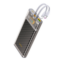 Hoco J104 Discovery Edition 10000mAh power bank in black with digital display