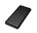 Hoco J153 Stability 10000mAh power bank in black, front view