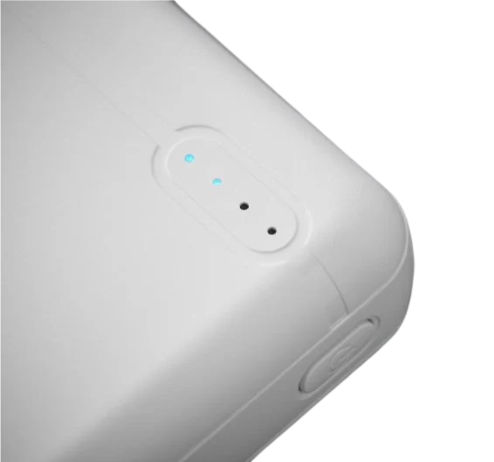Intenso XS20000 power bank USB-C, USB-A and Micro-USB ports close up