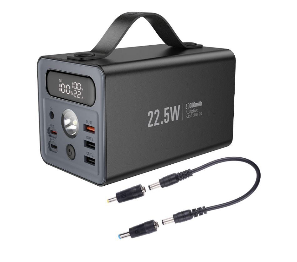 HOCO J138 60000mAh black power bank.