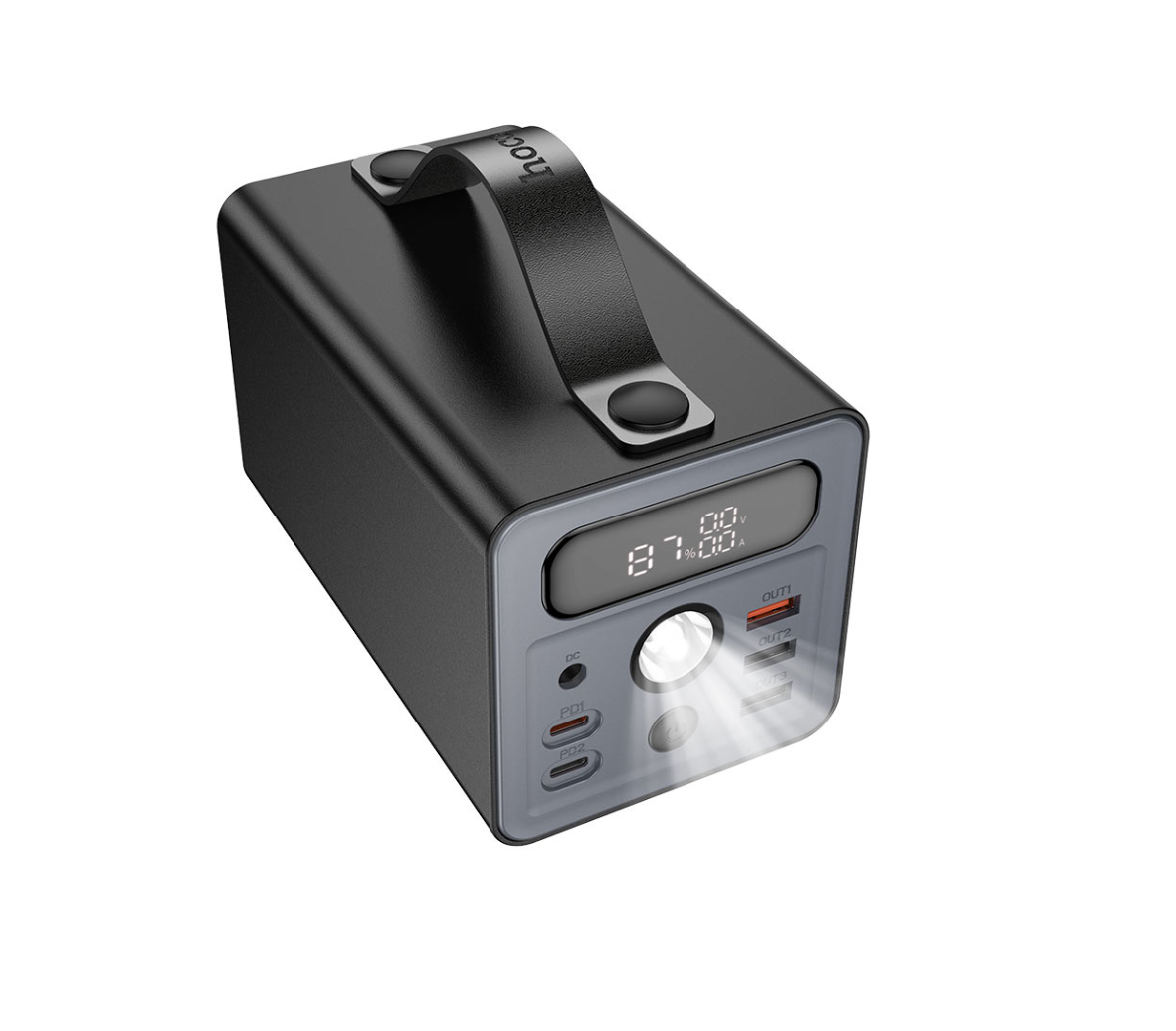 HOCO J138 60000mAh black power bank.